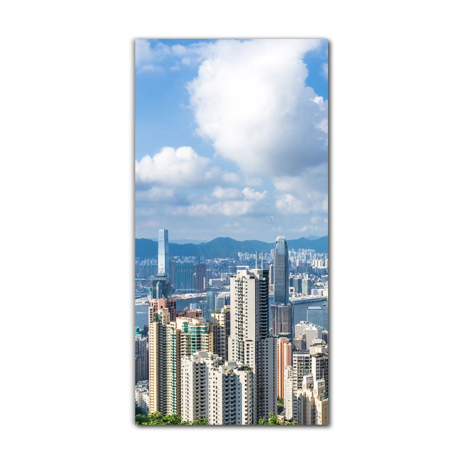 

Foto-obraz szklany do salonu 70x140 Azja Hongkong