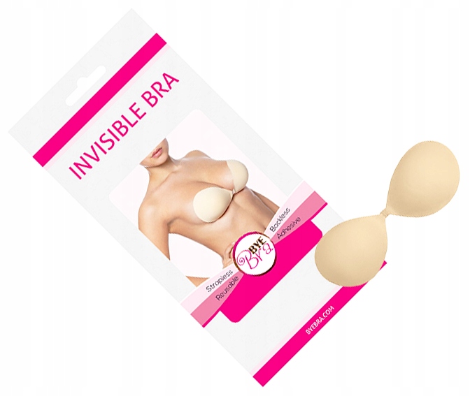 

Miseczka D Bye Bra Invisible Bra Cielisty - Niewid