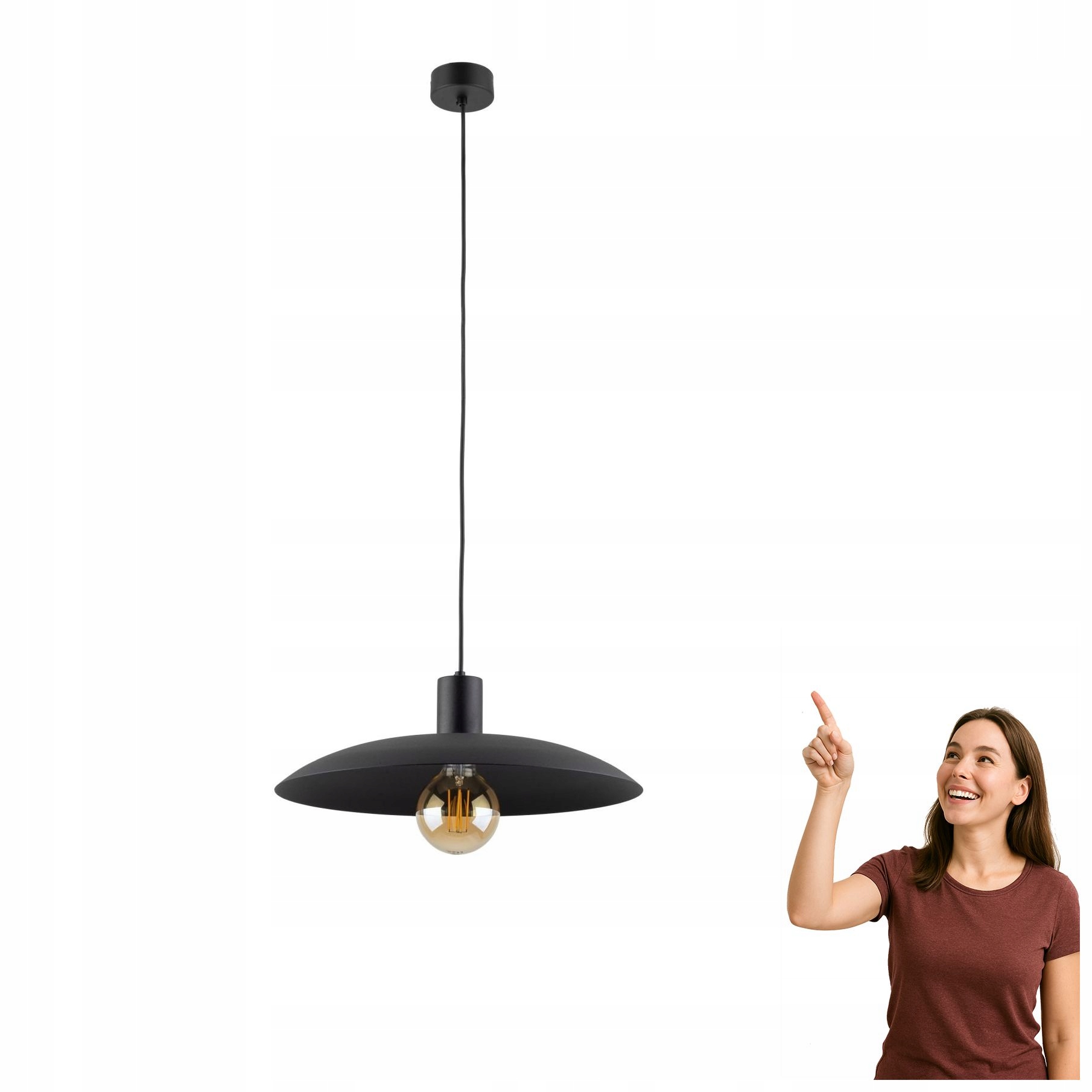 Závesná lampa Astra Black 10712 Tk Lighting