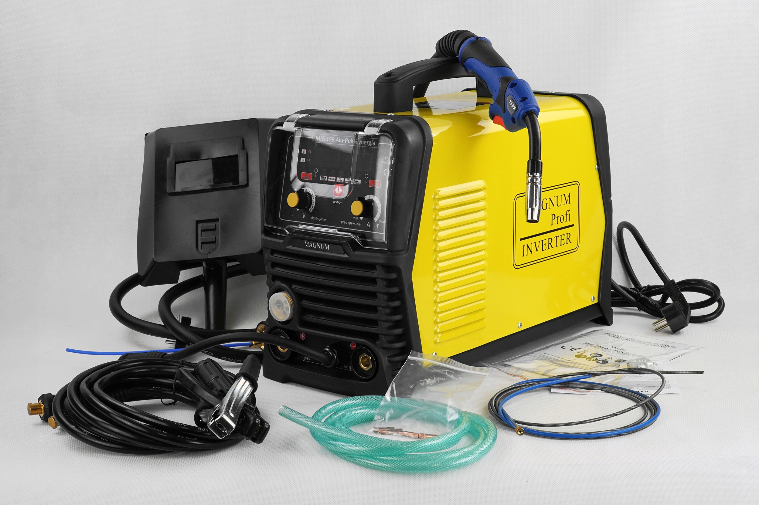 Spawarka migomat Magnum MIG 199 Alu-Puls Synergia Metody spawania MIG/MAG MMA TIG