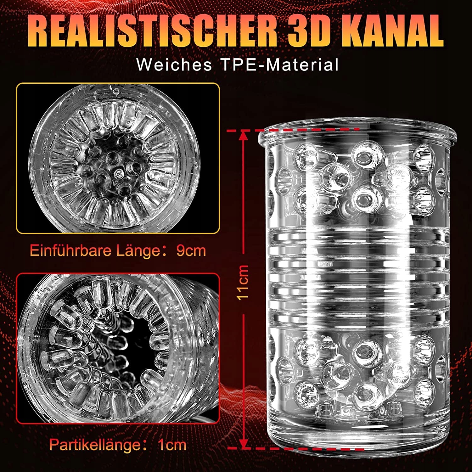 HONEYEXP Elektryczny Masturbator: 7 Trybów Teleskopu i Rotacji — miniatura 5