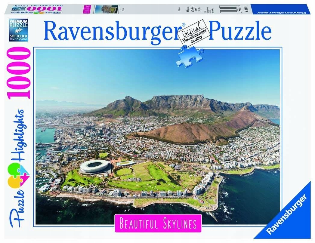 

Ravensburger Puzzle 1000 el. Cape Town 140848