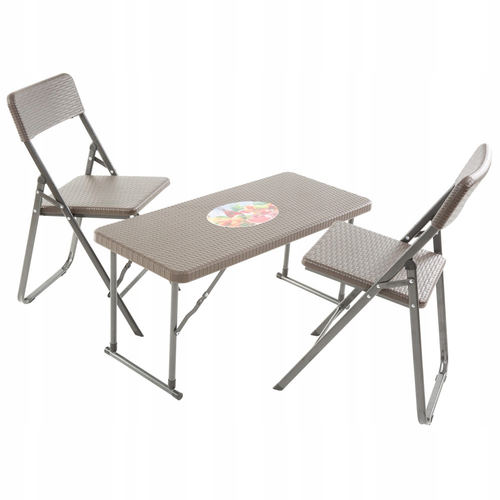 47738 ZESTAW CATERINGOWY 2 KRZESŁA + 1 STÓŁ WENGE Kod producenta 47738