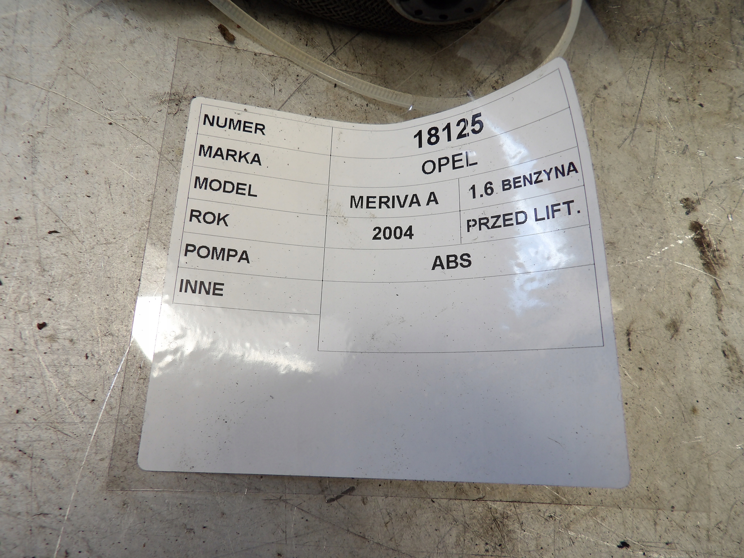 Opel Meriva A Pompa ABS 0265216478