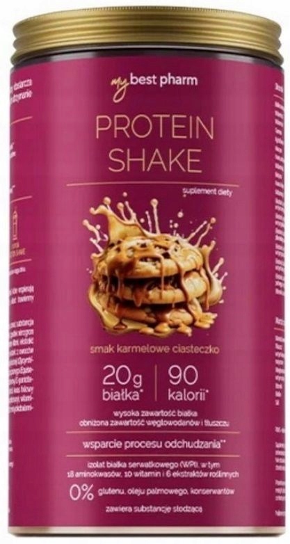 MyBest, proteinový koktejl, karamelové sušenky, 450 g!