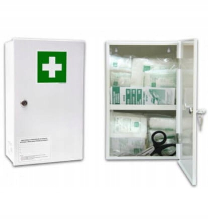 

Stalowa apteczka ścienna 40 Pk-mot Din 13157 Plus