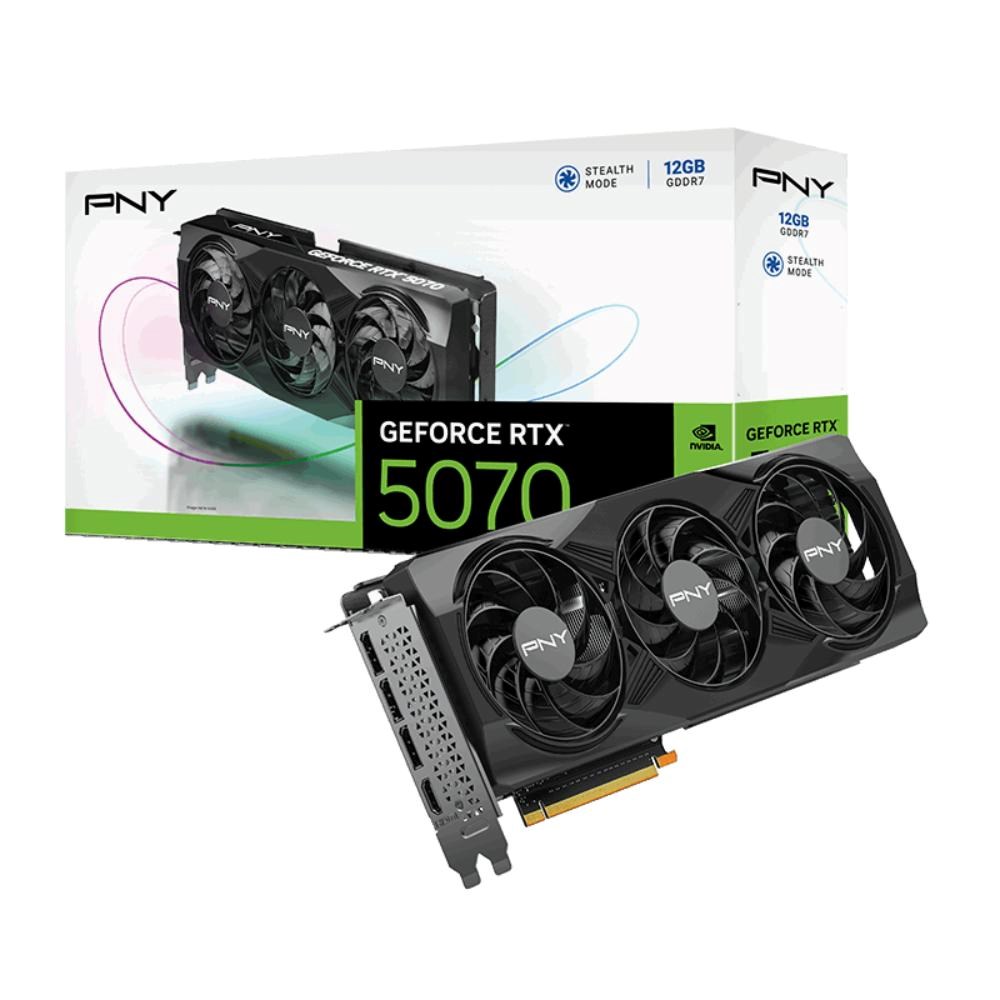 Pny Vga Nvidia GeForce Rtx 5070 12GB Triple Fan, Rtx 5070, 12GB GDDR7, …