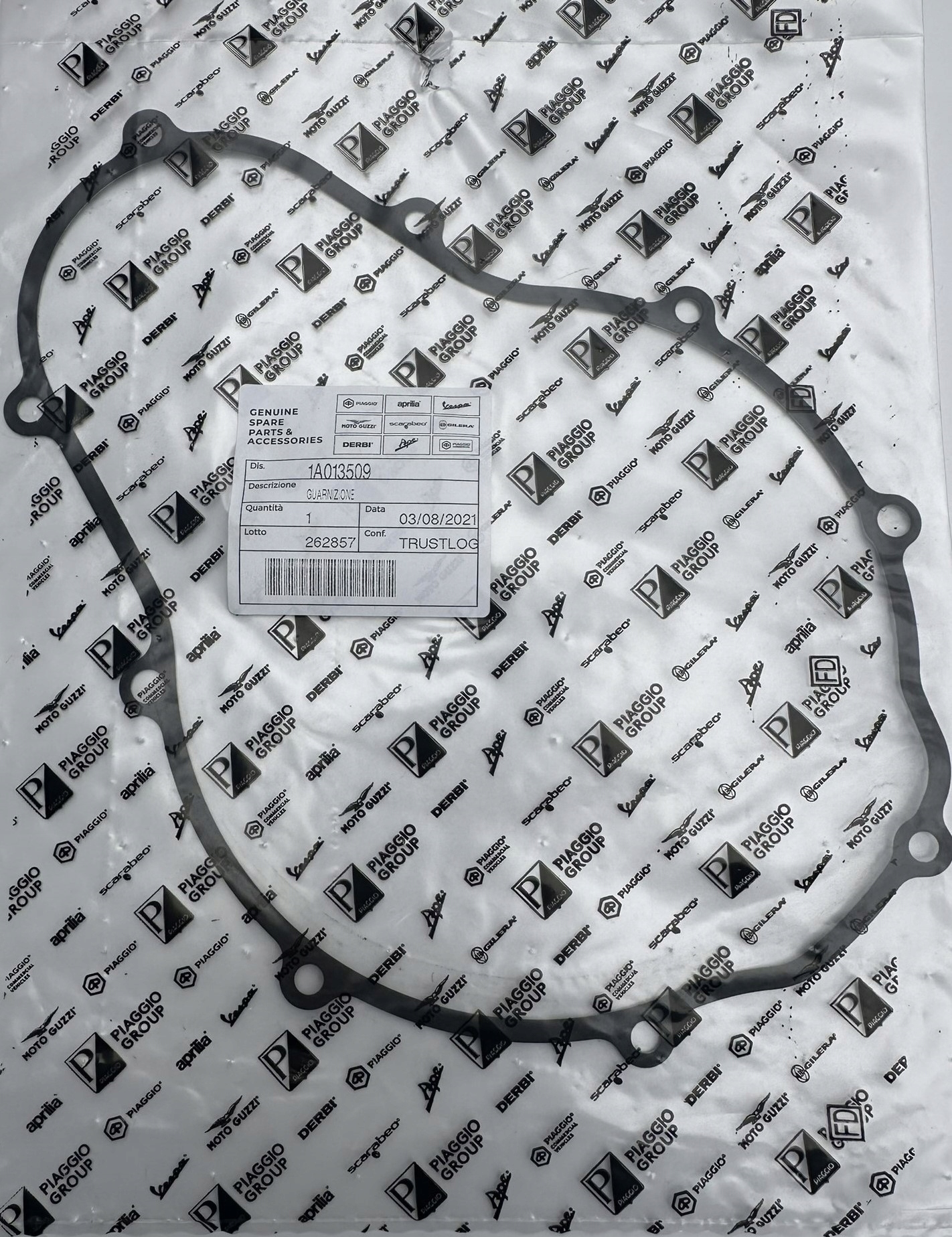 Aprilia uszczelka pokrywy sprzęgła obudowy Rs 660 Tuono Tuareg RS660 Oryg.