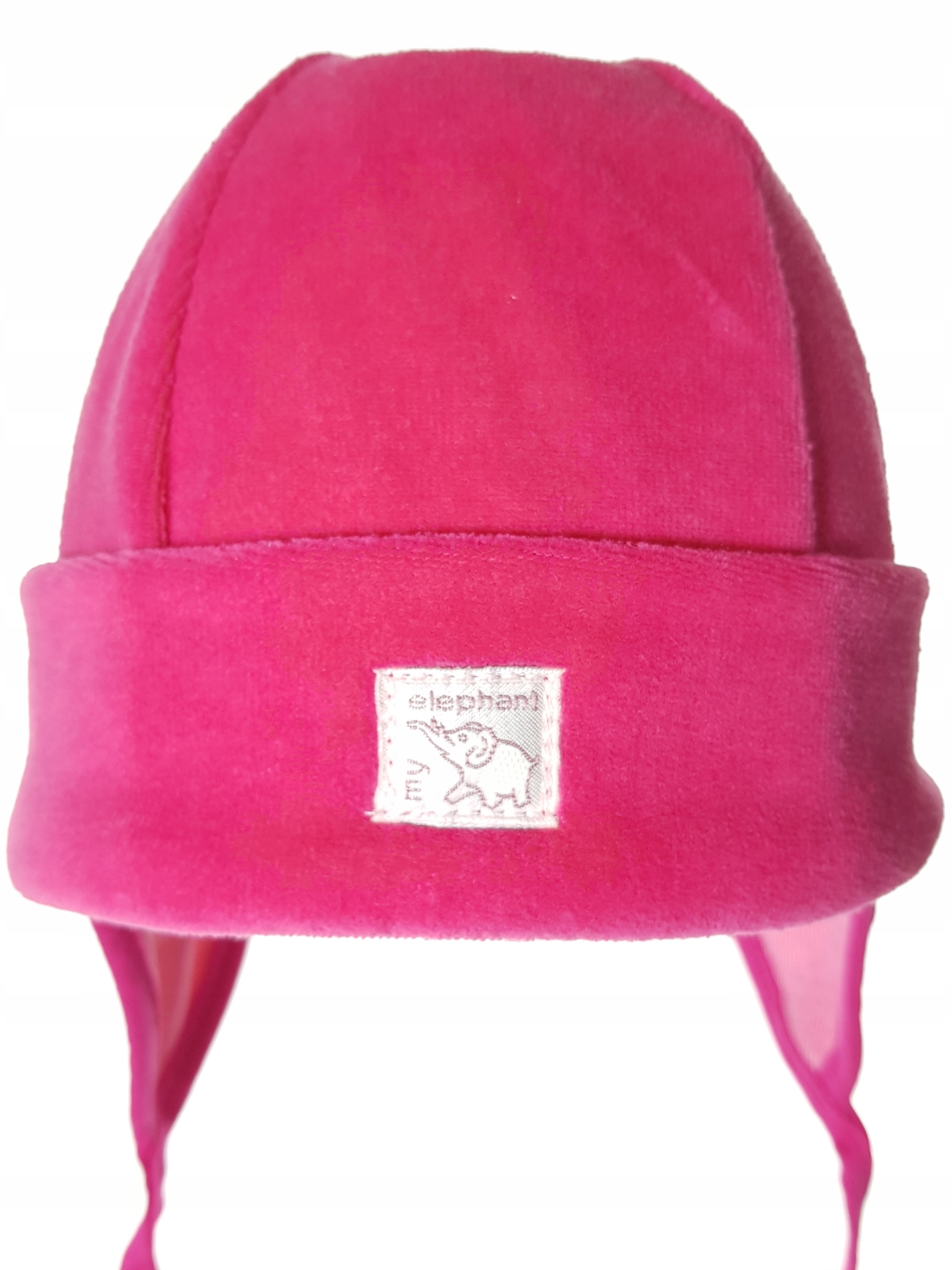 

Polska Czapeczka Welur Wiązana Uszka 0-9M-C 15WZÓR