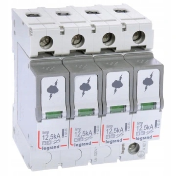 Legrand Omezovač přepětí T1+T2 12,5/60 4P 400V 25kA Tn-c Tn-s