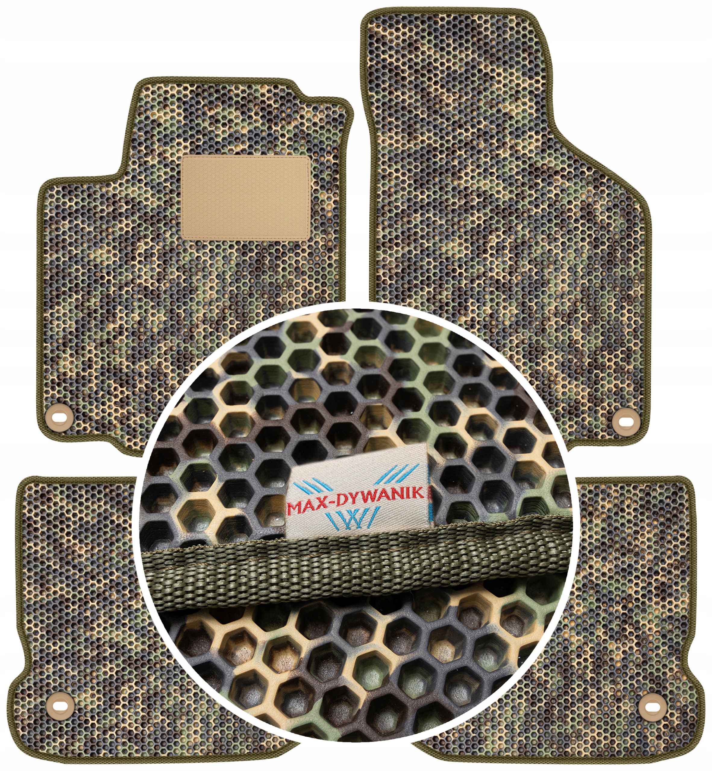 Vw New Beetle 2003-2010 Gumové rohože do auta Eva Moro