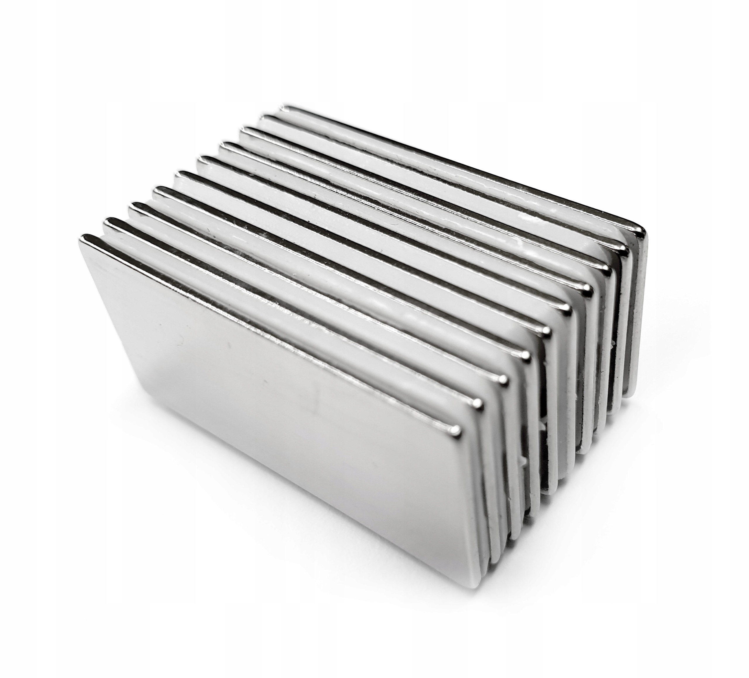 

Magnes Neodymowy Magnesy 30x15x1 mm 10 Sztuk Mocny