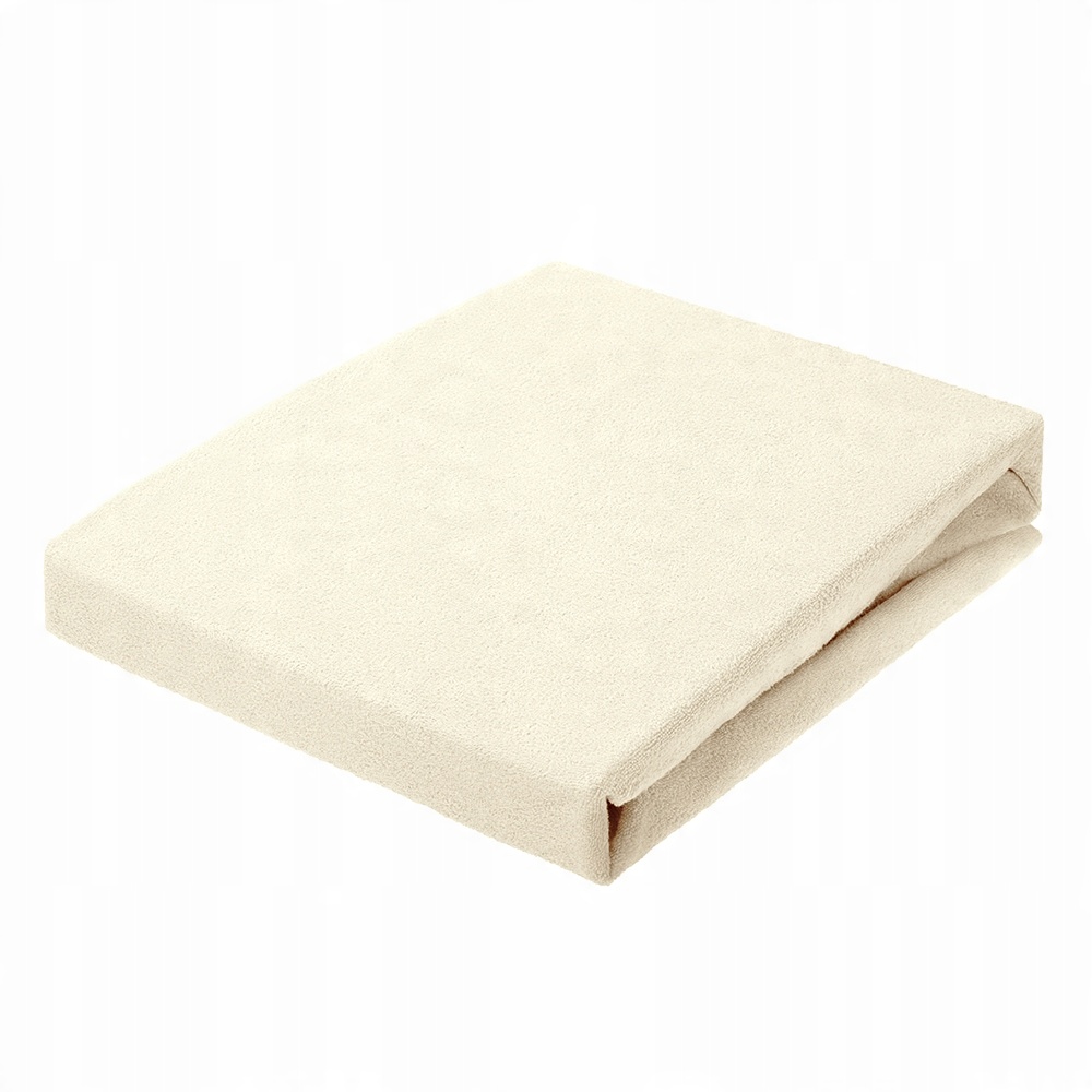 

Prześcieradło na Gumką Frotte 120x200 Ecru Grube