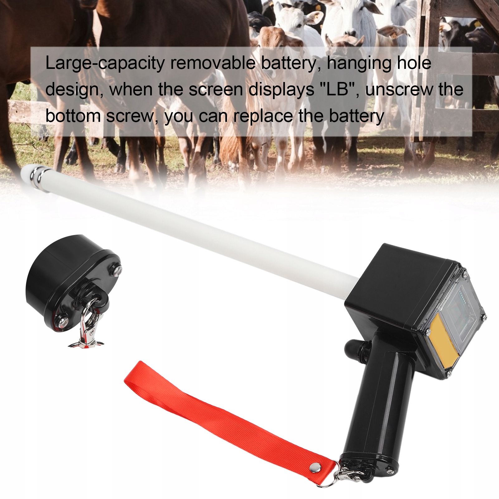 Wykrywacz rui krów Cyfrowy wyświetlacz Urządzenie Kod producenta 2114210003011