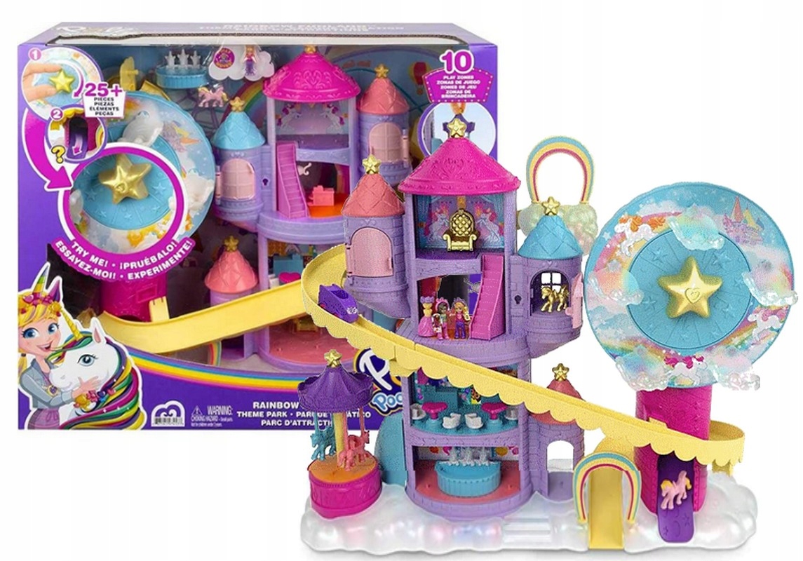 

Lalka Polly Pocket Tęczowy Park Rozrywki GYK44