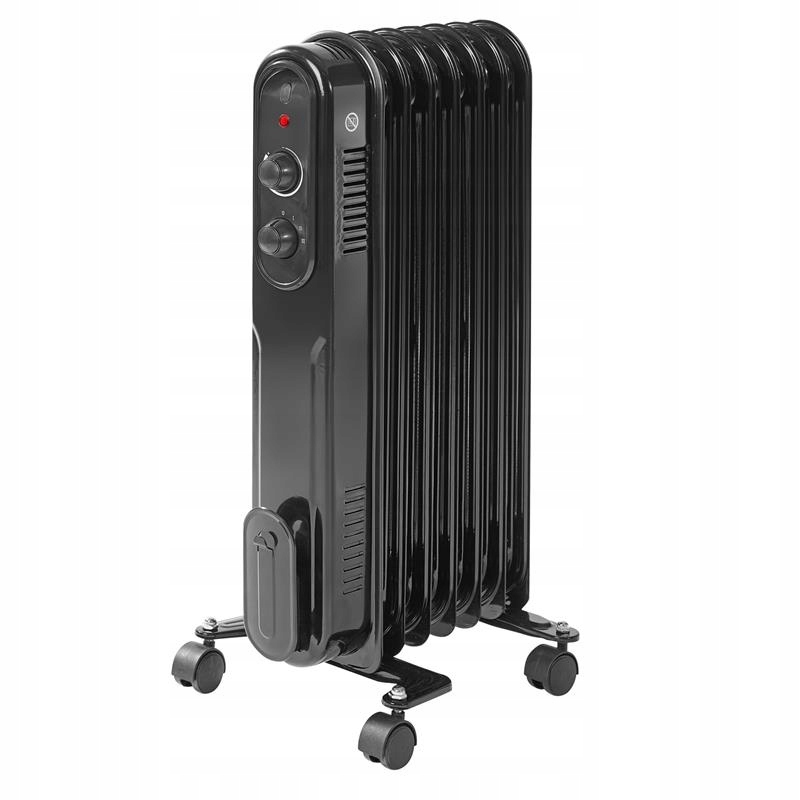 Olejový radiátor 7 1500 W černý 328915