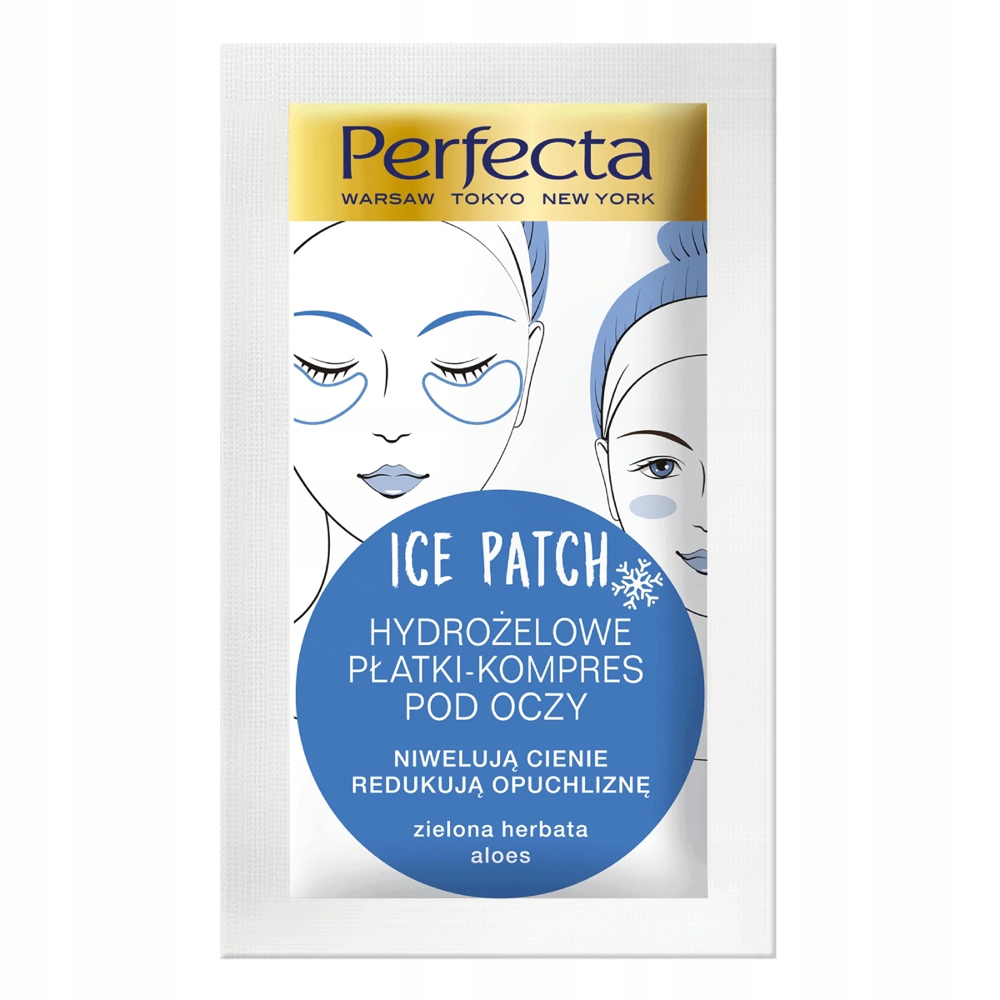 

Perfecta Hydrożelowe płatki-kompres pod oczy, 2szt