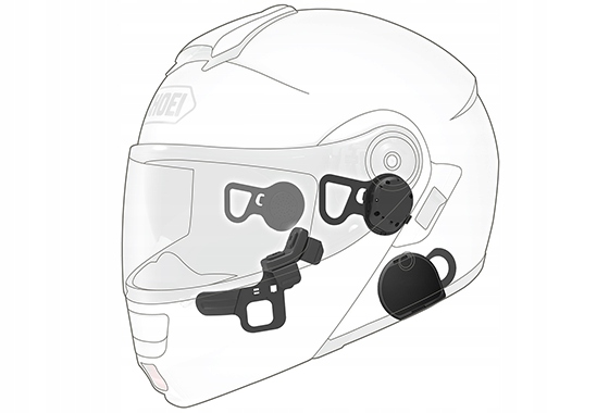 Сена мотоцикл домофон 10U для Shoei Neotec