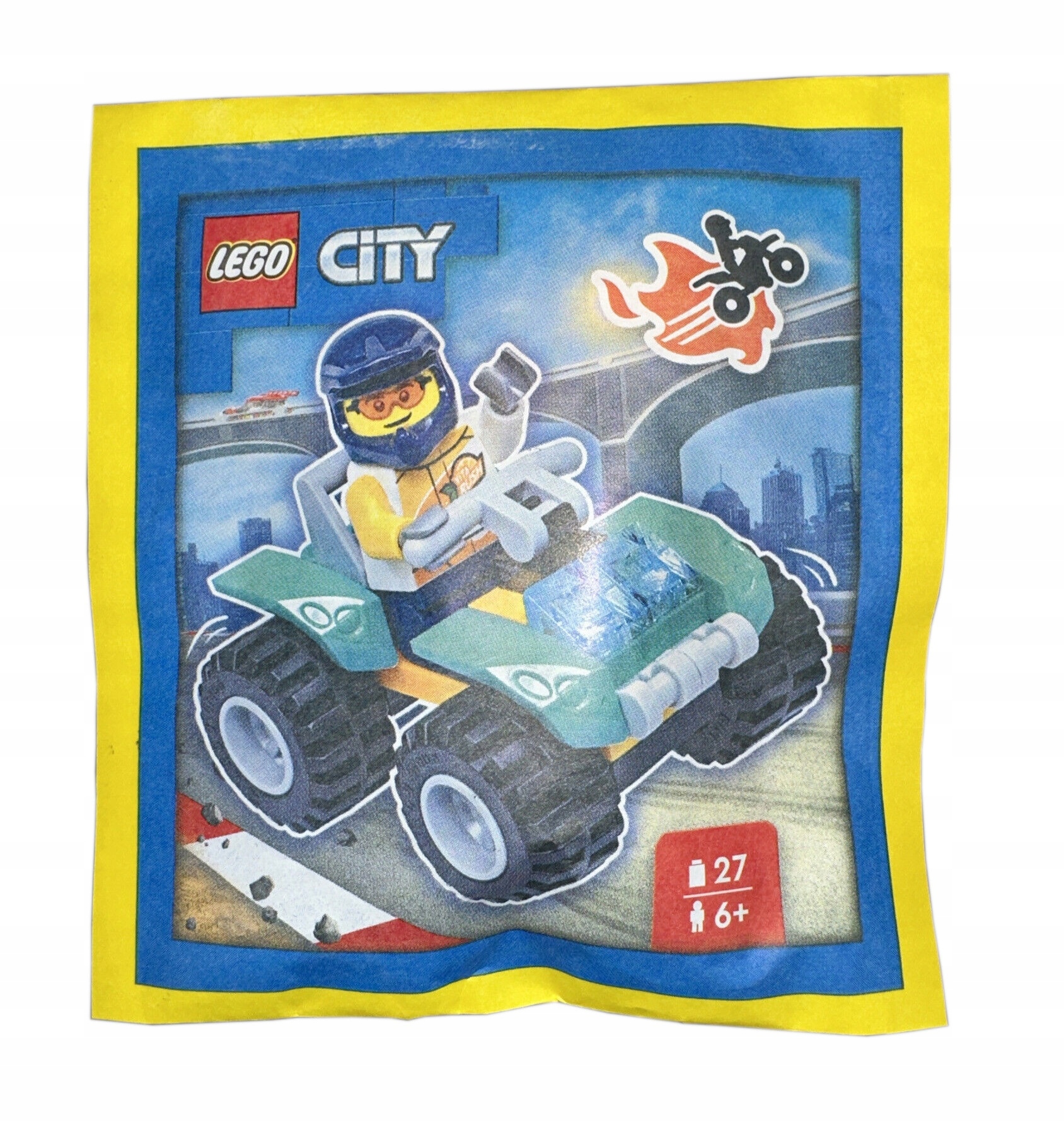 Zestaw Lego City Minifigure Polybag Stuntman with Quad #952308