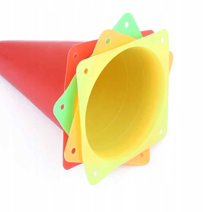 PACHOŁKI TRENINGOWE DO PIŁKI NOŻNEJ ZESTAW 10 SZT Wysokość 23.5 cm