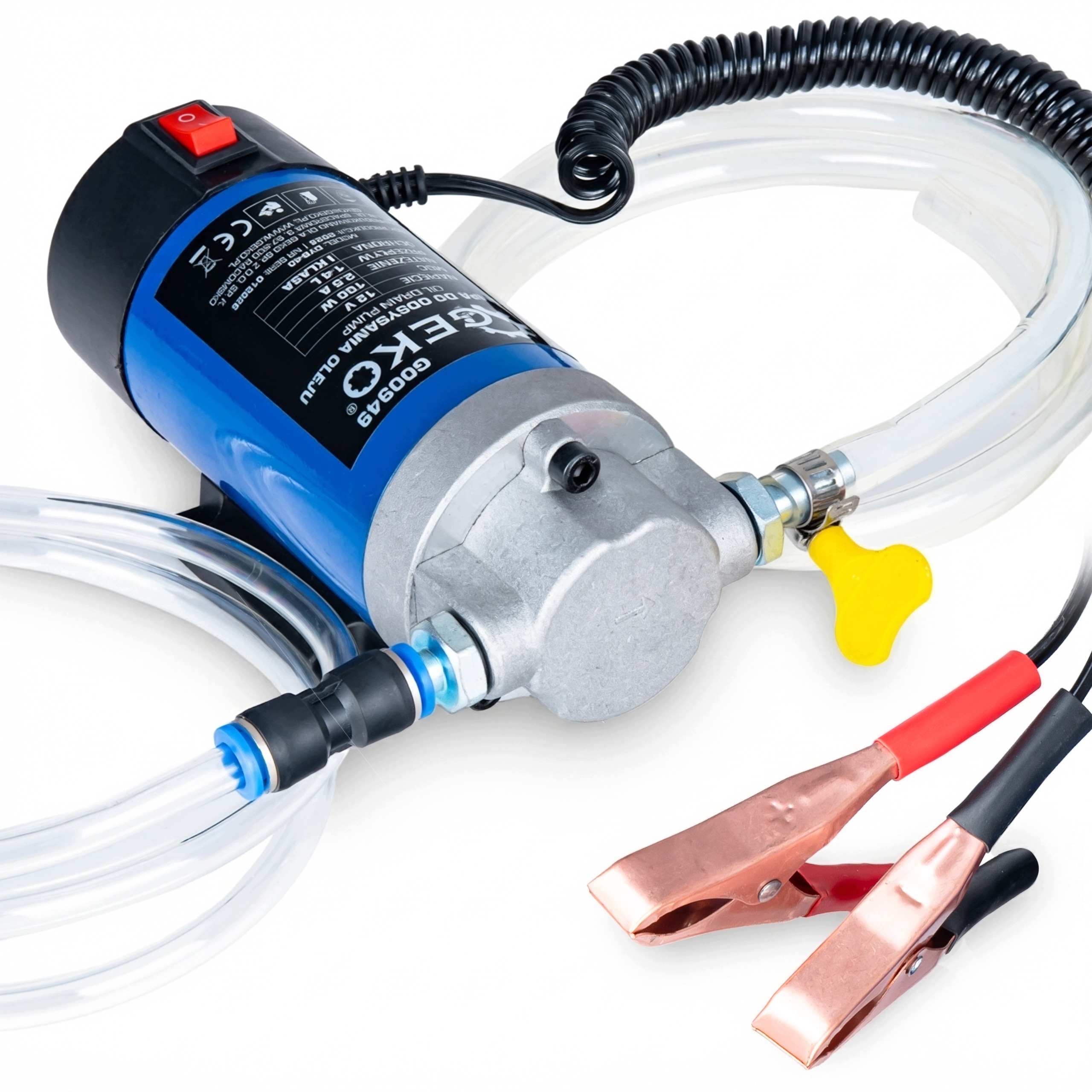 Pompa Do Odsysania Spuszczania Oleju Silnikowego 12V Elektryczna