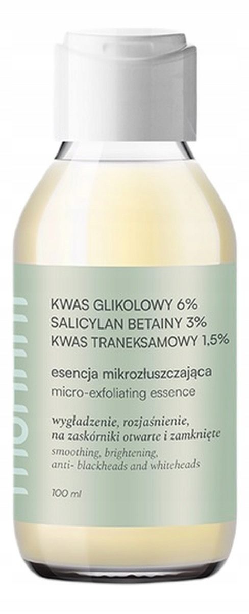 Mohani Derm rozjasňující mikroexfoliační esence zužující póry 100 ml