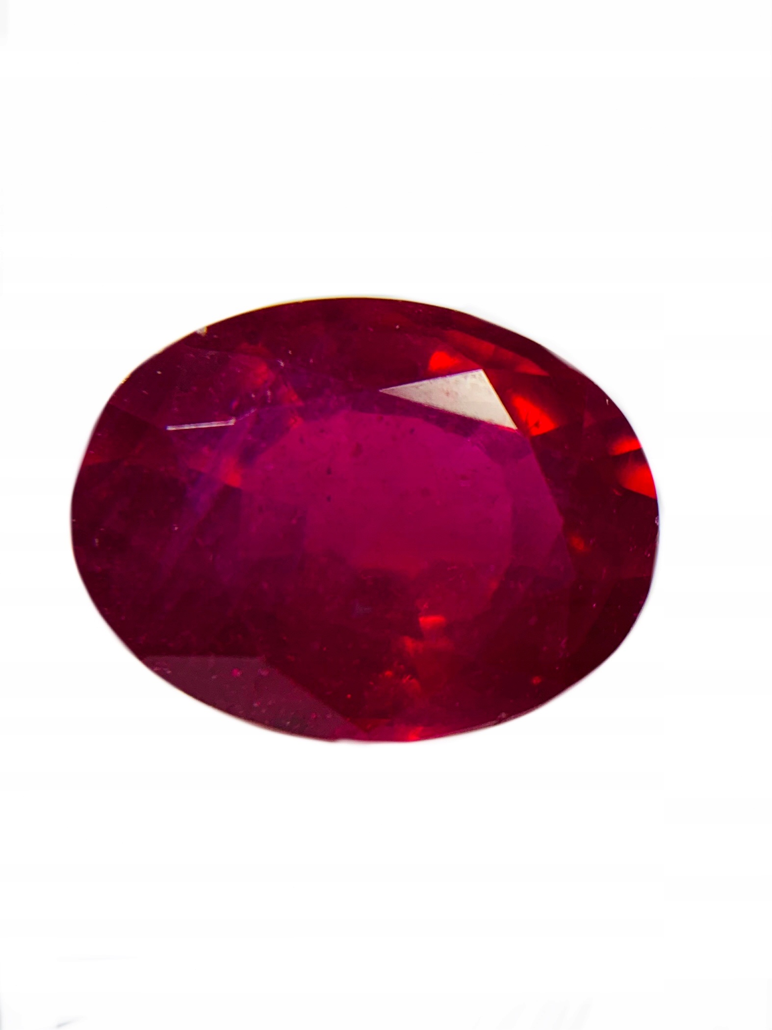 Rubín Ovál Přírodní 6X4 mm