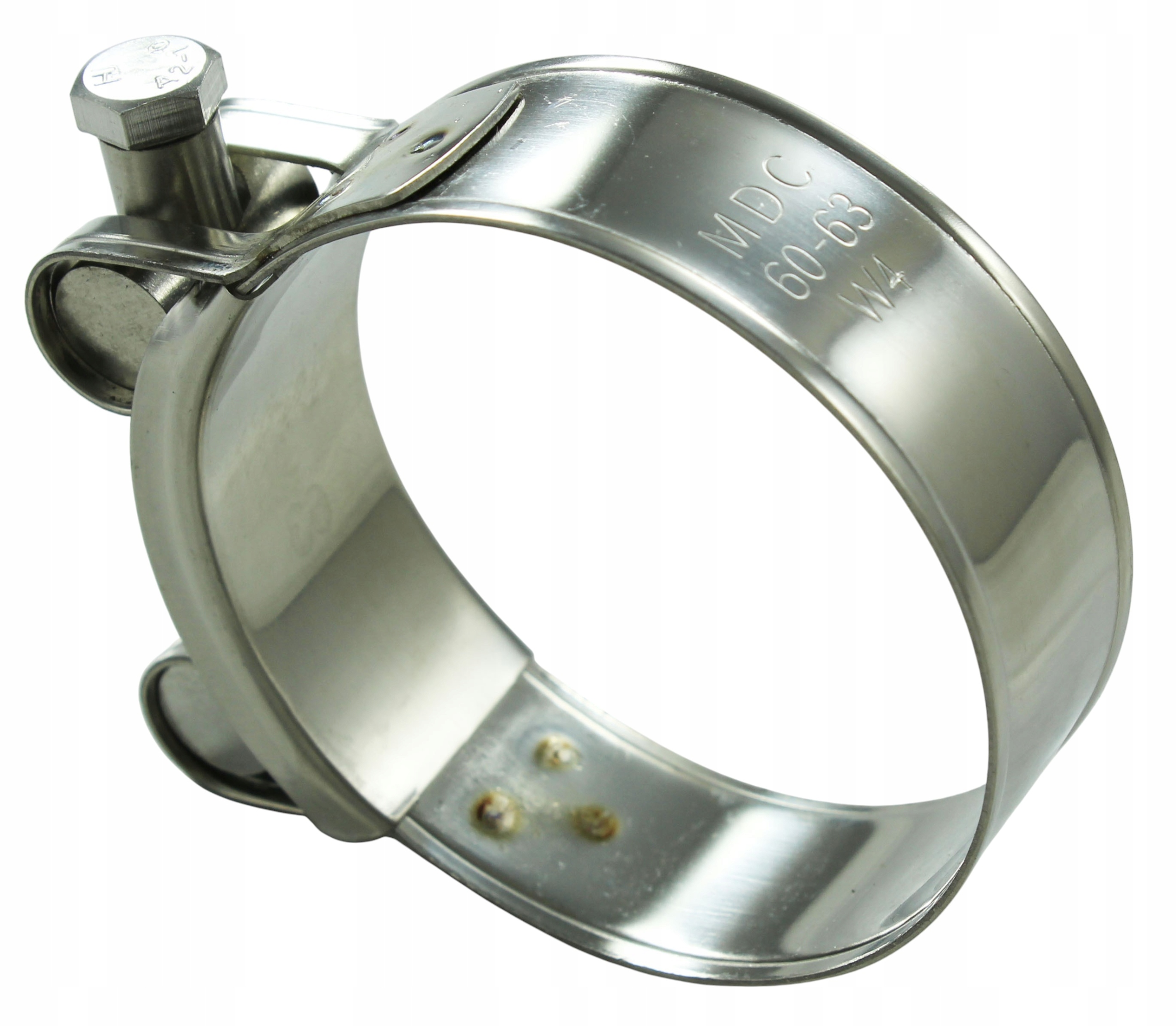 MDC Obejma 60-63mm Gbs W4 Nierdzewna 304SS Opaska Sgb wąż Turbo Intercooler