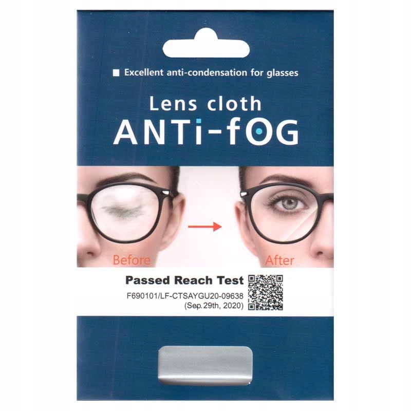 

Japońska ściereczka Anti-fog przeciw parowaniu