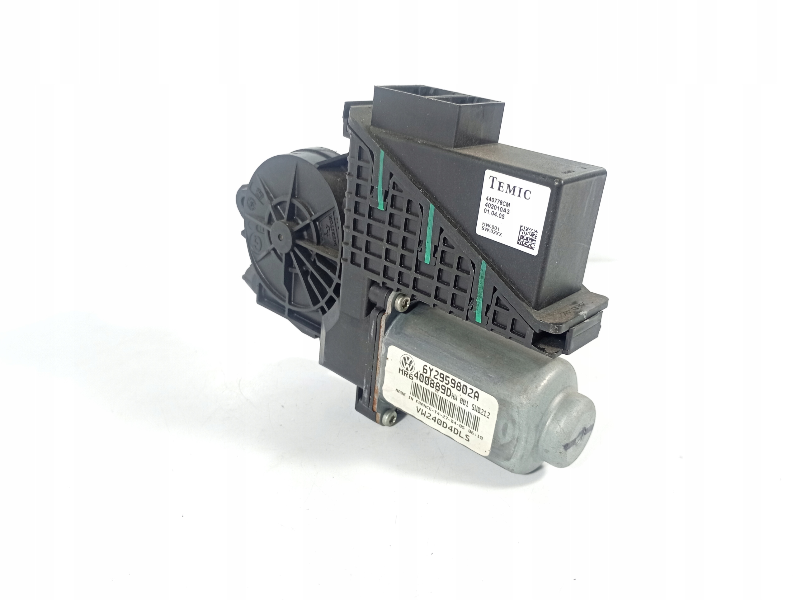 VW POLO N9 9N LIFT 05-09 mini motor engine windows left front OE 6Y2959802A