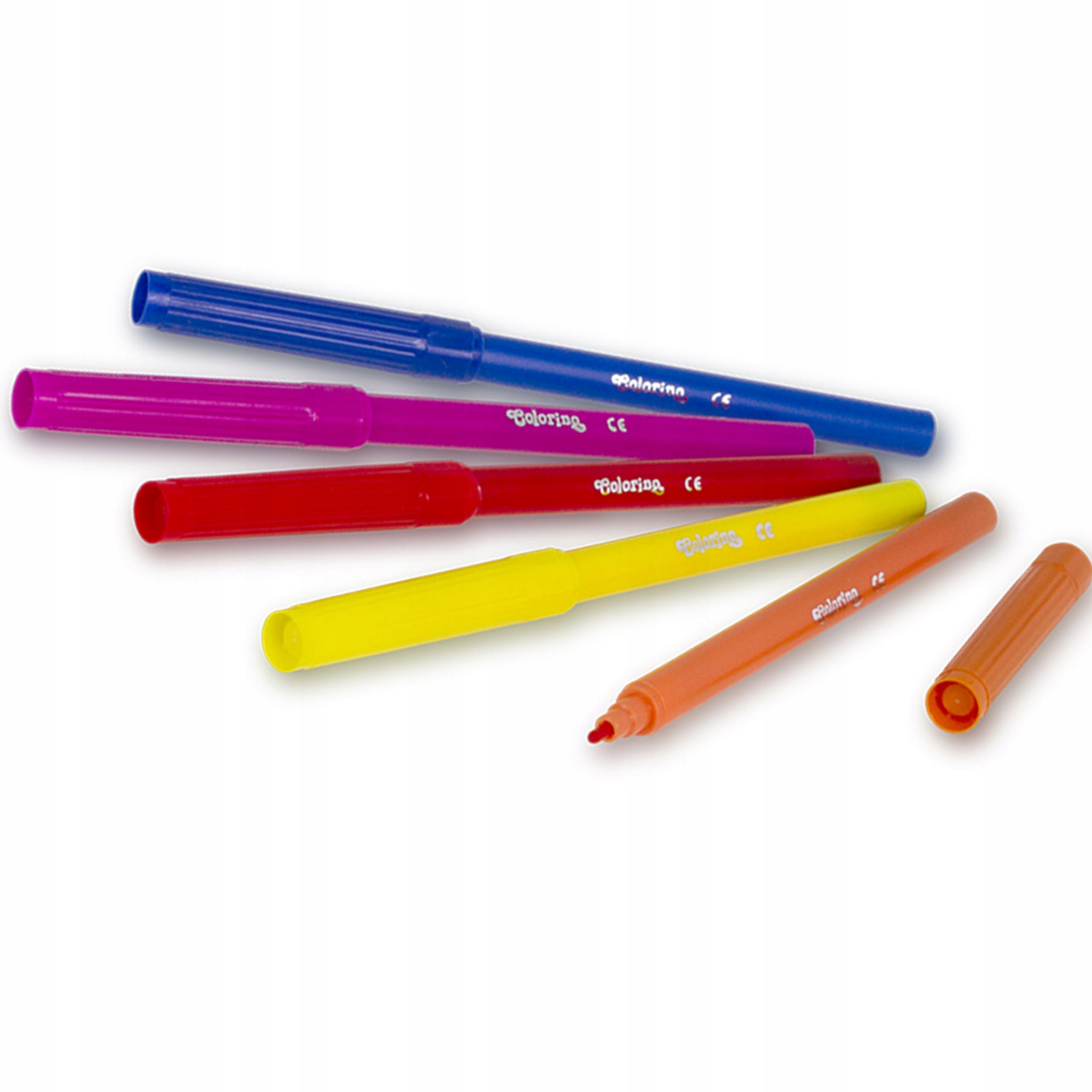 PISAKI FLAMASTRY MAZAKI COLORINO 24 KOLORY SZKOLNE Kod producenta 14625PTR/1