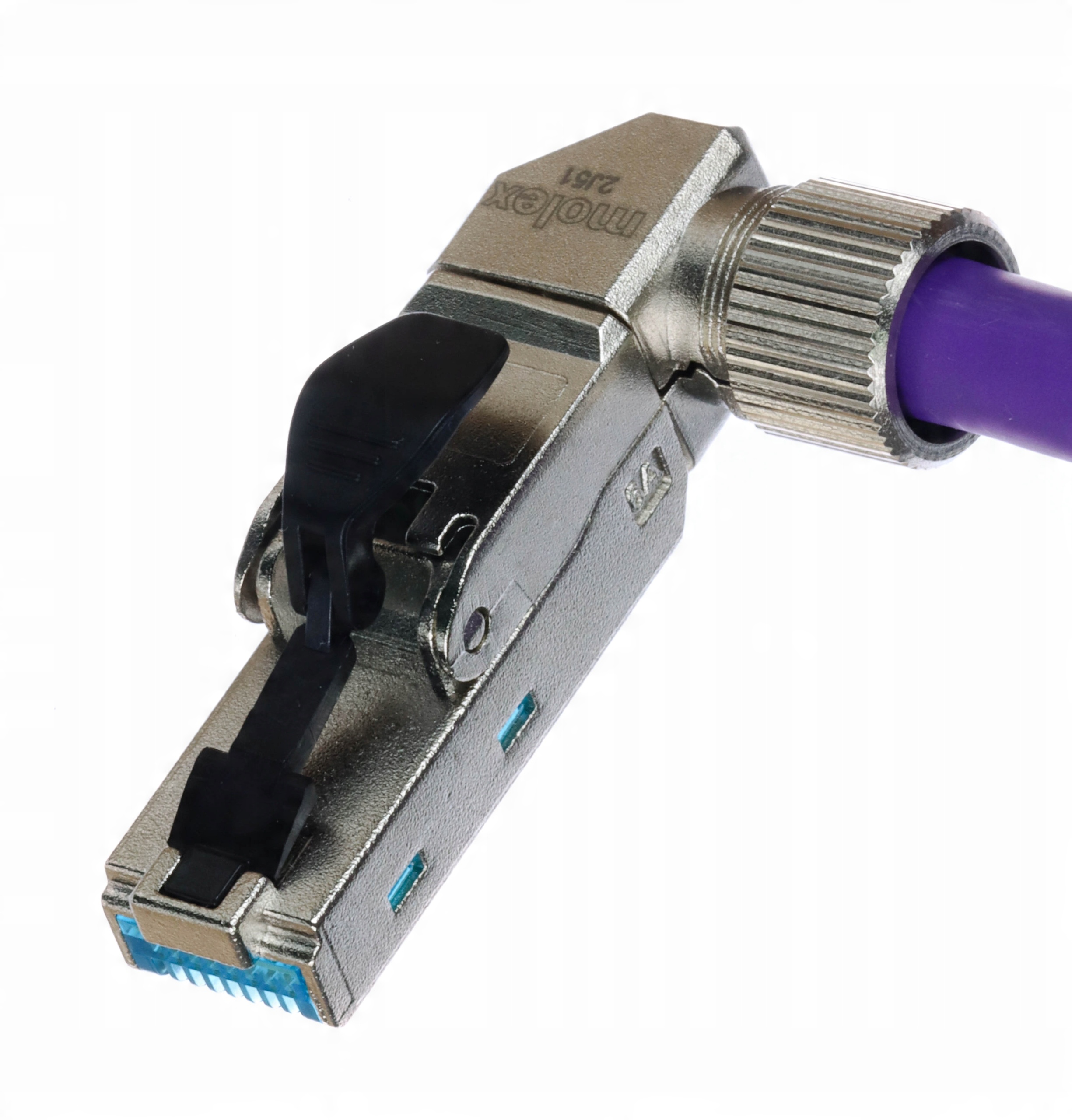

Molex Wtyk kątowy RJ45 CAT.6A ekranowany 10 Gb