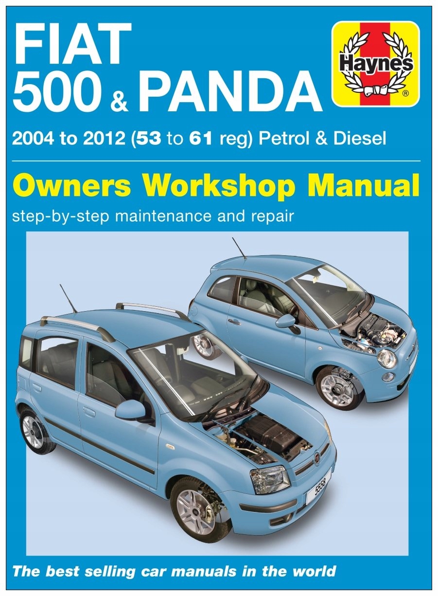 Fiat 500 + Panda 2004-12 руководство по ремонту Haynes