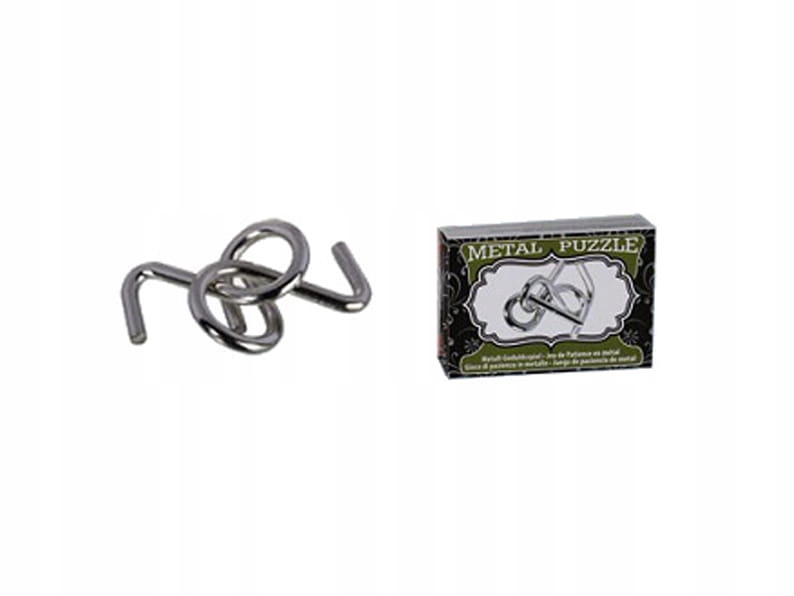 

Łamigłówka Mini Metalowa Układanka Mała Logiczna