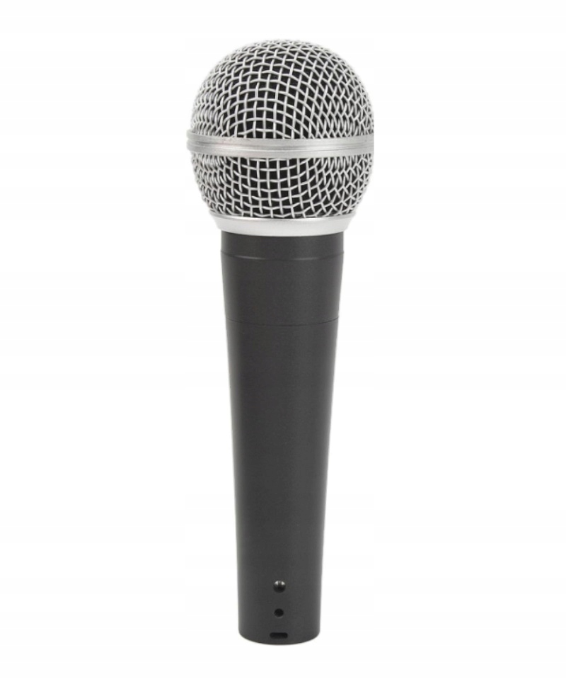 MIKROFON DYNAMICZNY PRZEWODOWY KARAOKE ESTRADOWY METALOWY DLA DJ KABEL 4m EAN (GTIN) 5906752202134