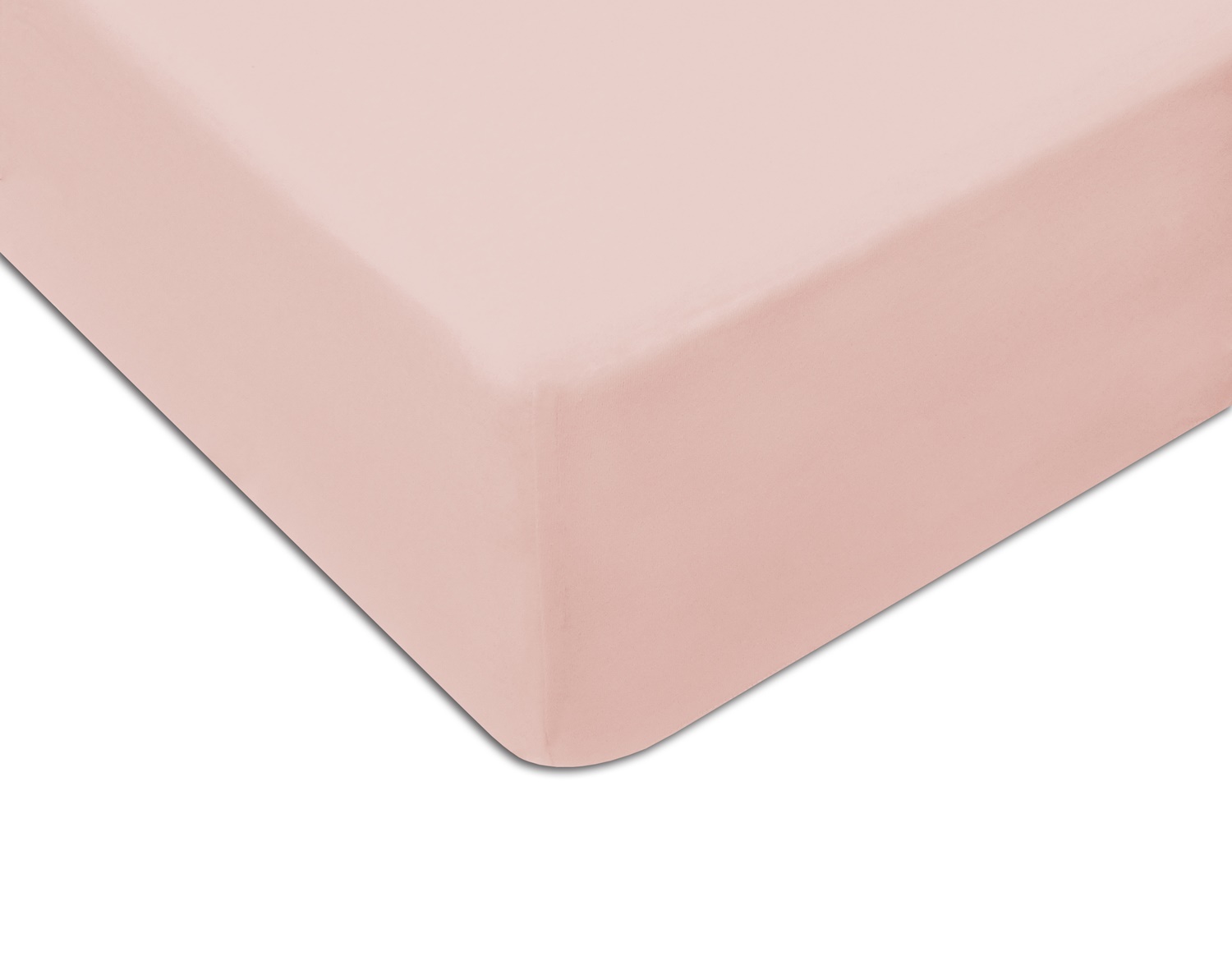 

Prześcieradło z gumką jersey 220x200 mocne pudrowe