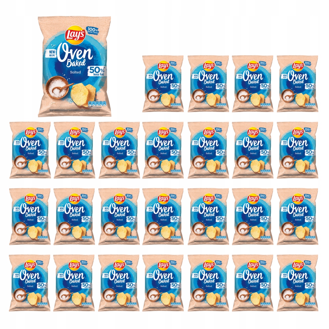 Lay's Oven Baked Lays Chipsy solone pieczone 26x 110g