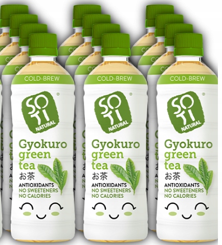 Levně Čajový nápoj Soti Natural zelený čaj Gyokuro 500 ml