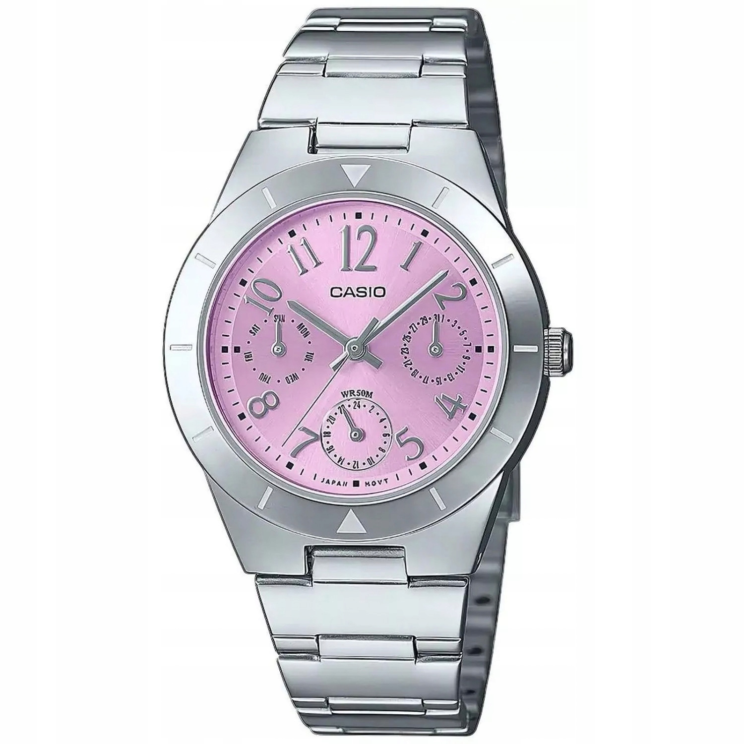Dámské hodinky Casio LTP-2069D-4A3VEF stříbrné