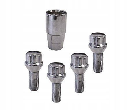 Śruby zabezpieczające M12x1,5x26mm kula, VW, Seat