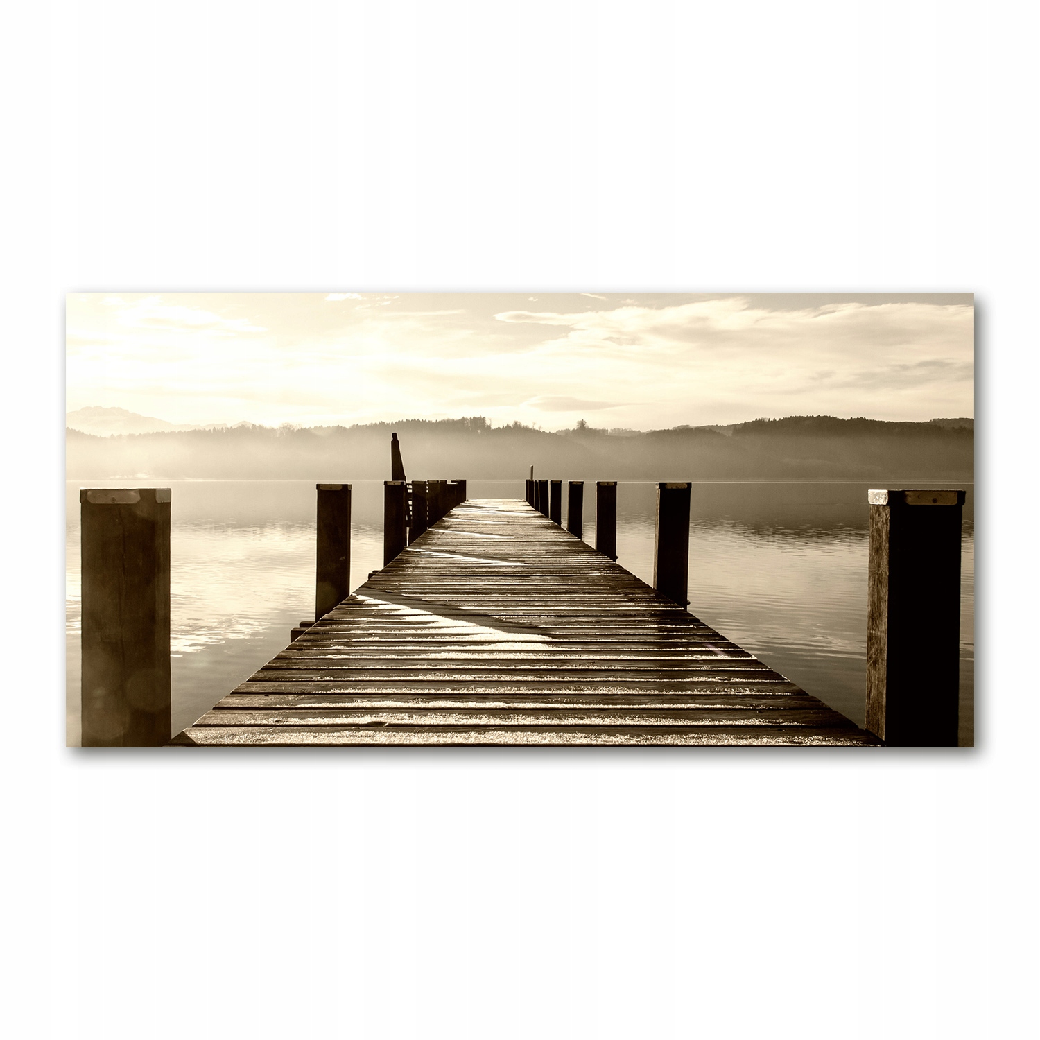 

Foto obraz akryl zdjęcie Drewniane molo 120X60 cm