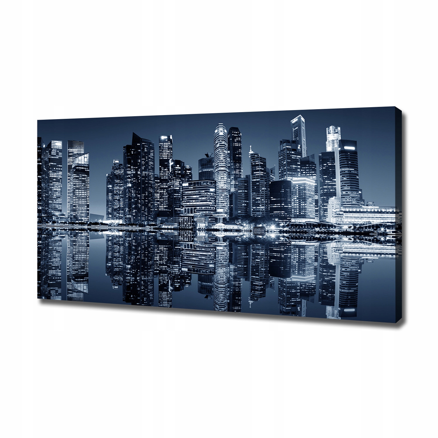

Foto obraz na płótnie Singapur nocą 120x60 cm