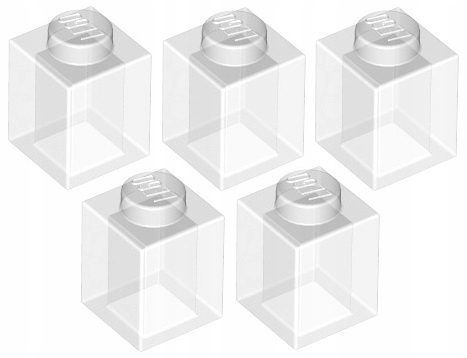 

Lego Klocek 1x1 Przezroczysty (3005/4645394) x5