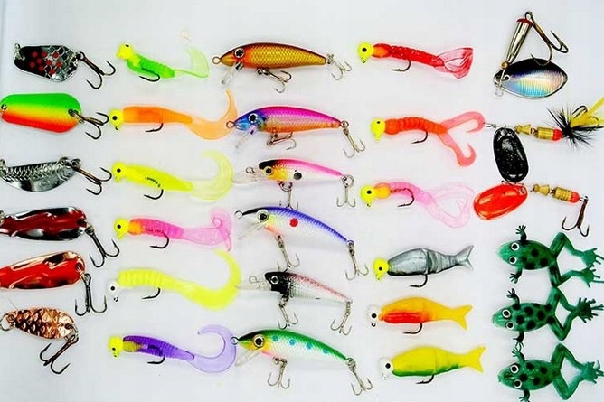 30x Przynęta Wędkarska Blachy Woblery Żaby Megabox X K