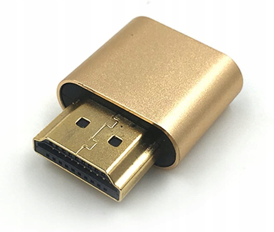 5 ADAPTERÓW EMULATORÓW MONITORA HDMI VGA 4K DUMMY Zastosowanie Video