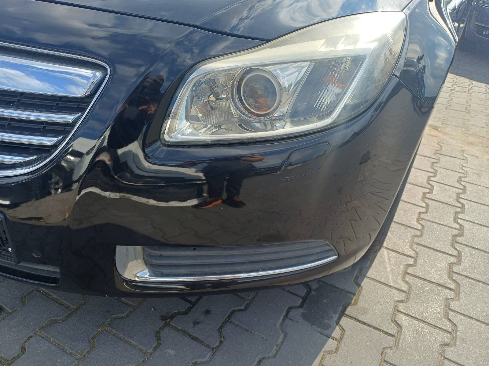 complete front bonnet bumper light XENON OPEL INSIGNIA A Z20R