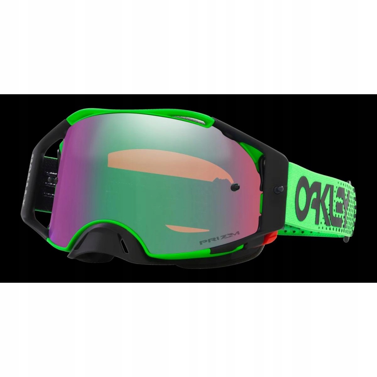 Oakley Airbrake MX Moto Green B1B okuliare