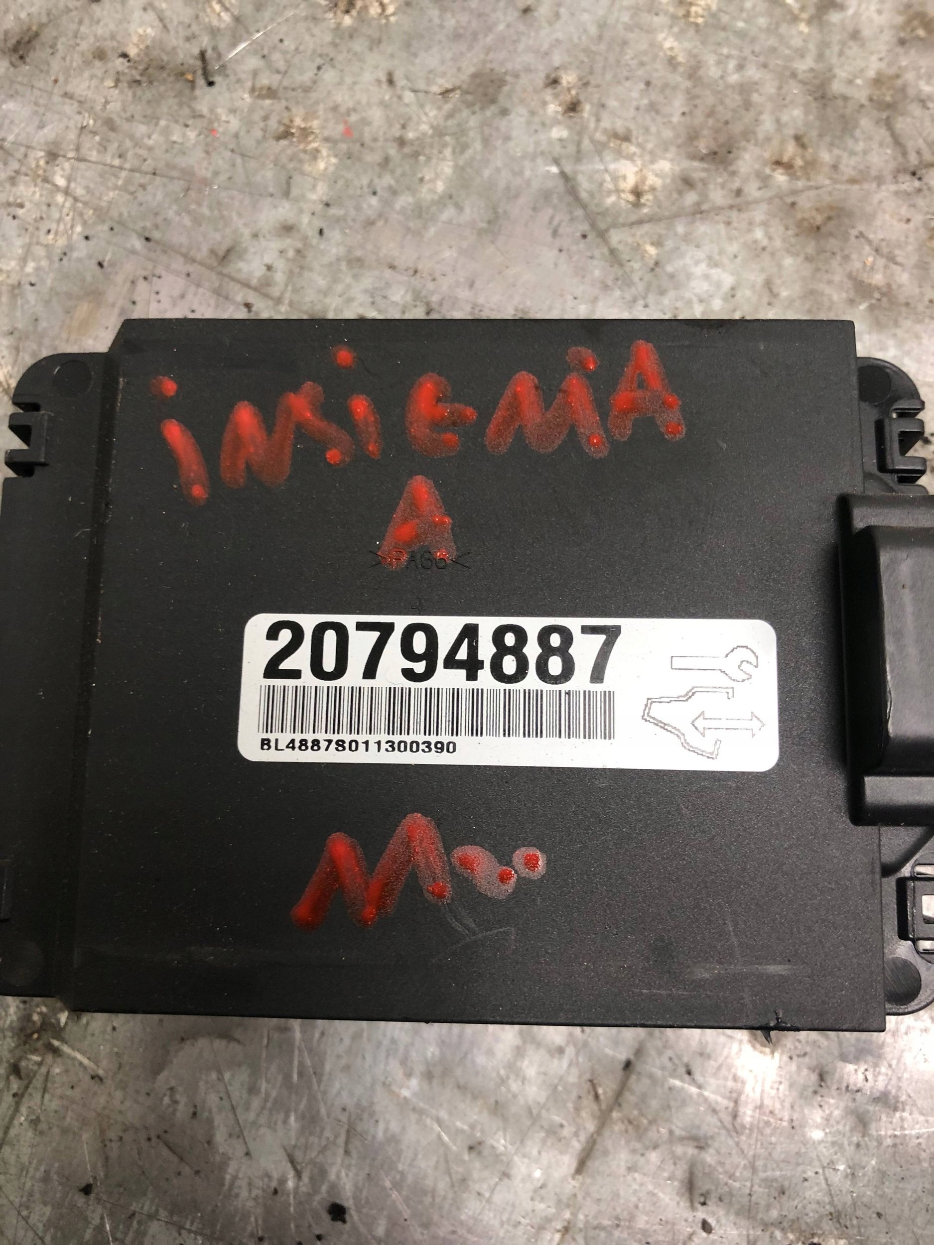 module control unit OPEL INSIGNIA A 20794887