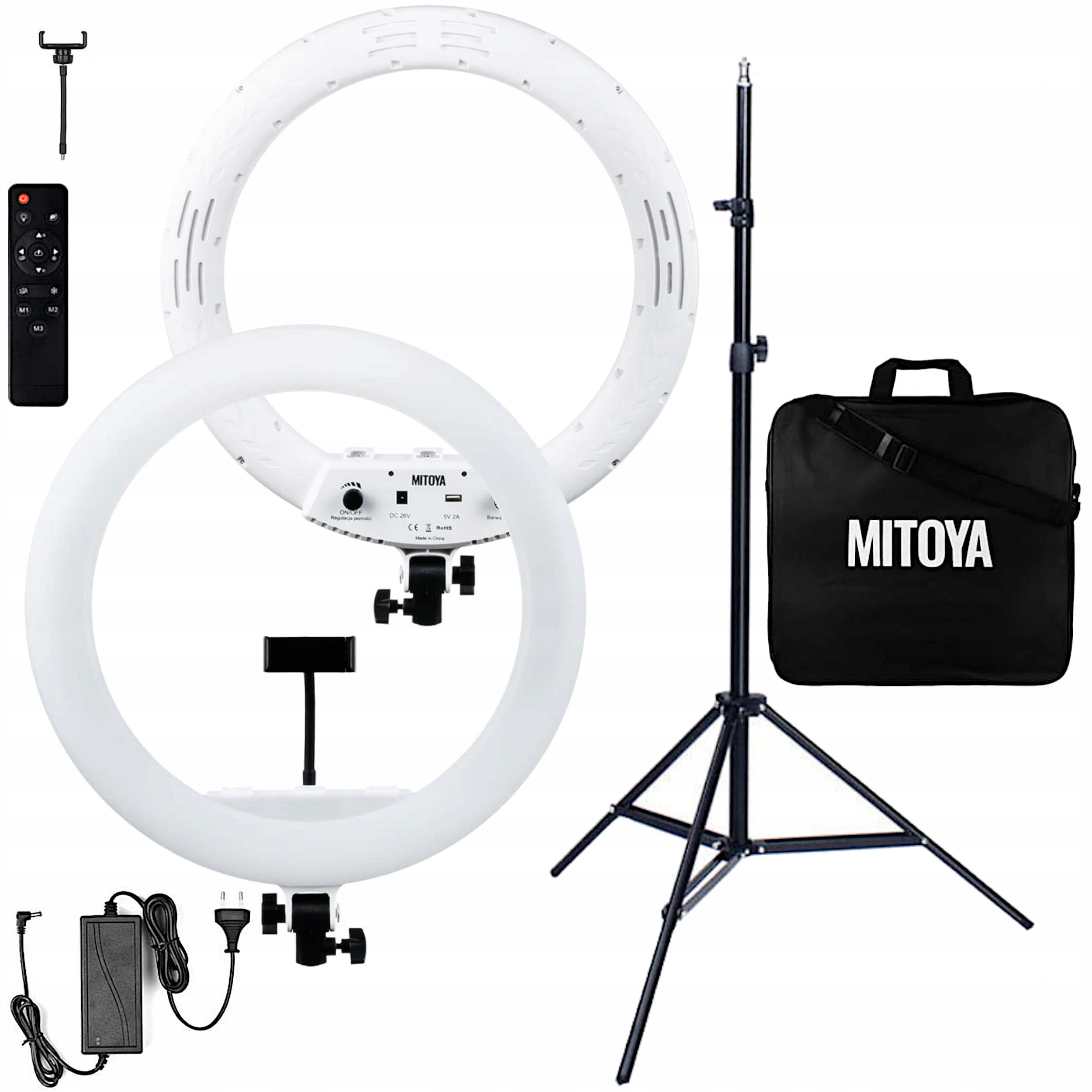 Mitoya MTY-18C Lampa Kosmetyczna Ring 50W Statyw 70-215CM