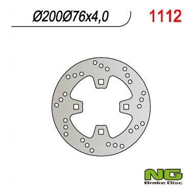 Ng Zadná Brzdová Kotúčka Ktm Štvorkolka 450/505/525 (200x76x4) ()